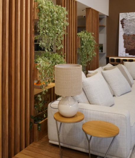 Ambiente com madeira nobre